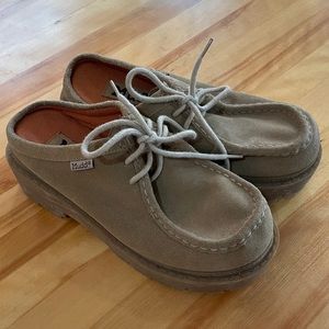 Mudd Vintage Suede Clogs